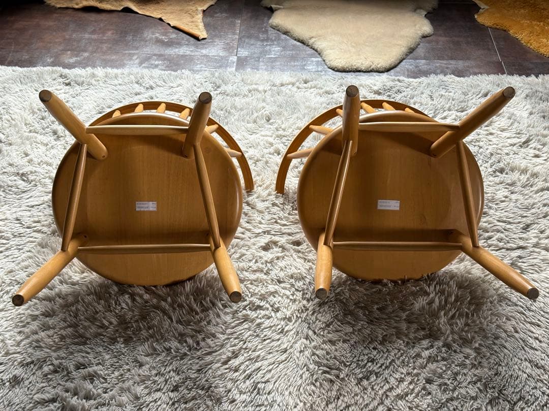 ②cherry 桜屋工業　ウィンザーチェア　アームチェア　オークレイチェア　YZ