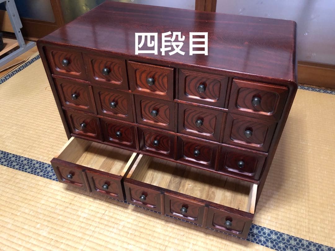 R*Y様 期間限定^_^昭和レトロ⭐︎木製 伝統的な日本の箪笥 ⭐︎隠し小箱あり