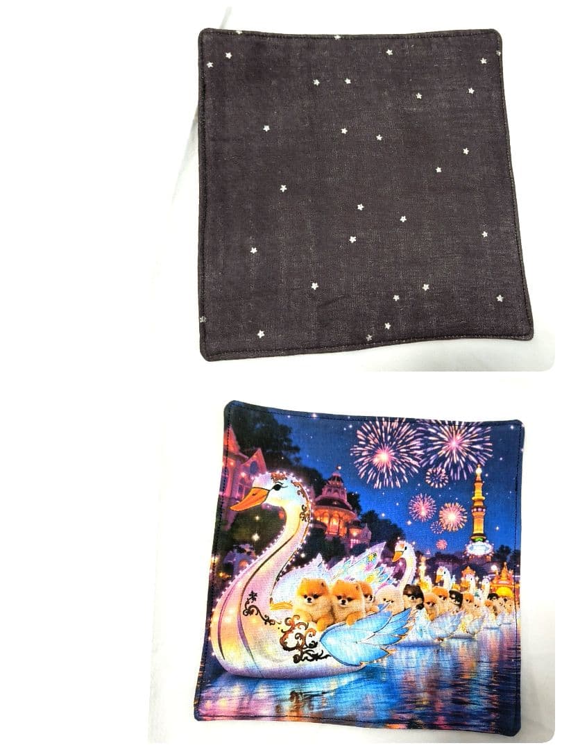 Yourelia様】ハンドメイドオーダー★犬猫と女の子★ハンカチ&ポーチ　11点