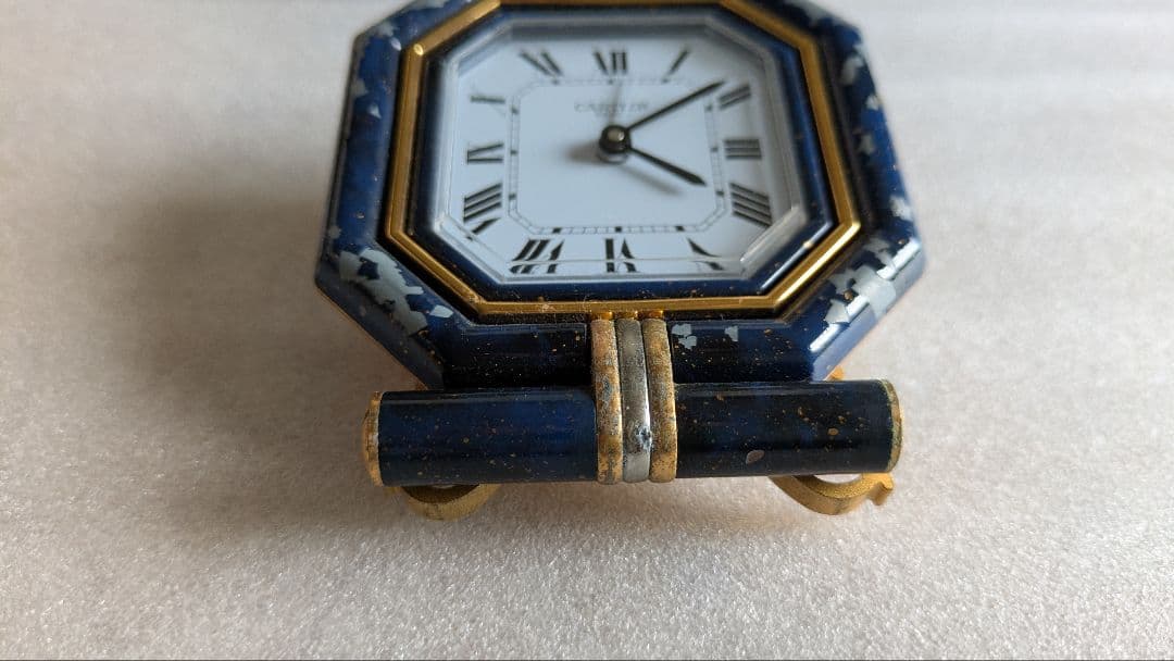 カルティエ　90s　トラベルアラームクロック　　アンティーク　ヴィンテージ