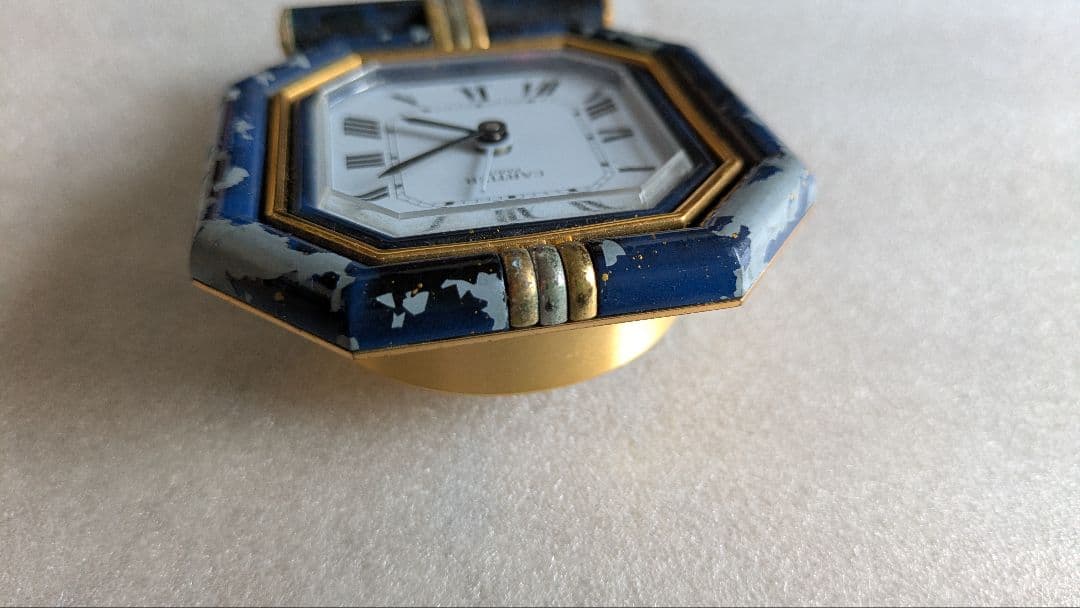 カルティエ　90s　トラベルアラームクロック　　アンティーク　ヴィンテージ