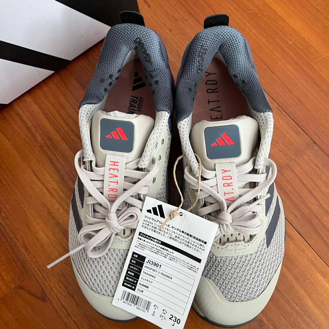 【adidas】アディダス　ドロップセット3 ベージュ 23cm 新品未使用