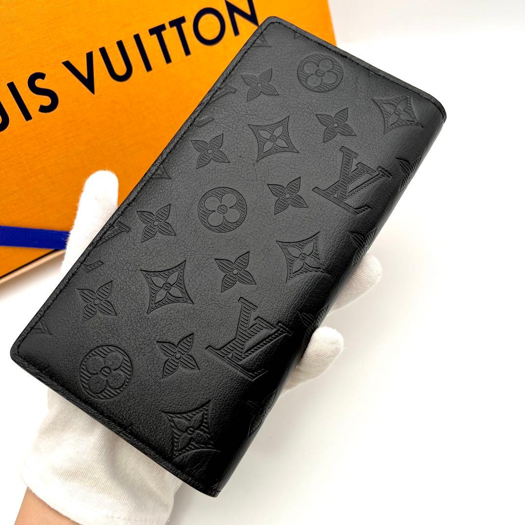 ✨新品同様✨IC搭載 ルイヴィトン モノグラム シャドウ ブラザ 新型 長財布