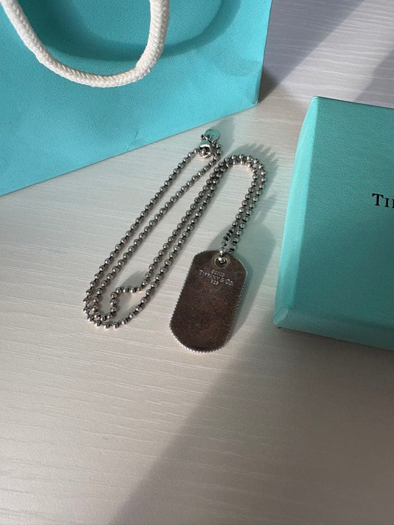 Tiffany & Co. ドッグタグネックレス sv925 シルバー925