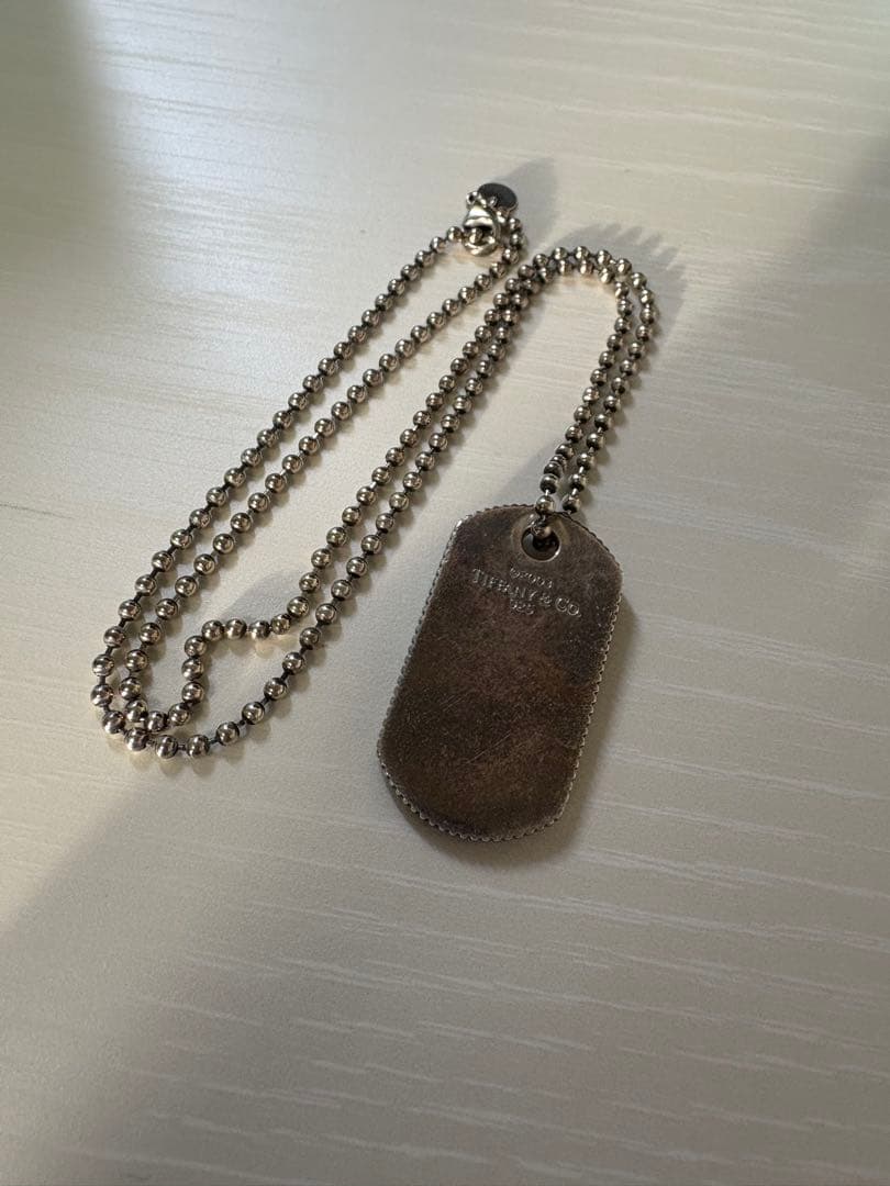 Tiffany & Co. ドッグタグネックレス sv925 シルバー925