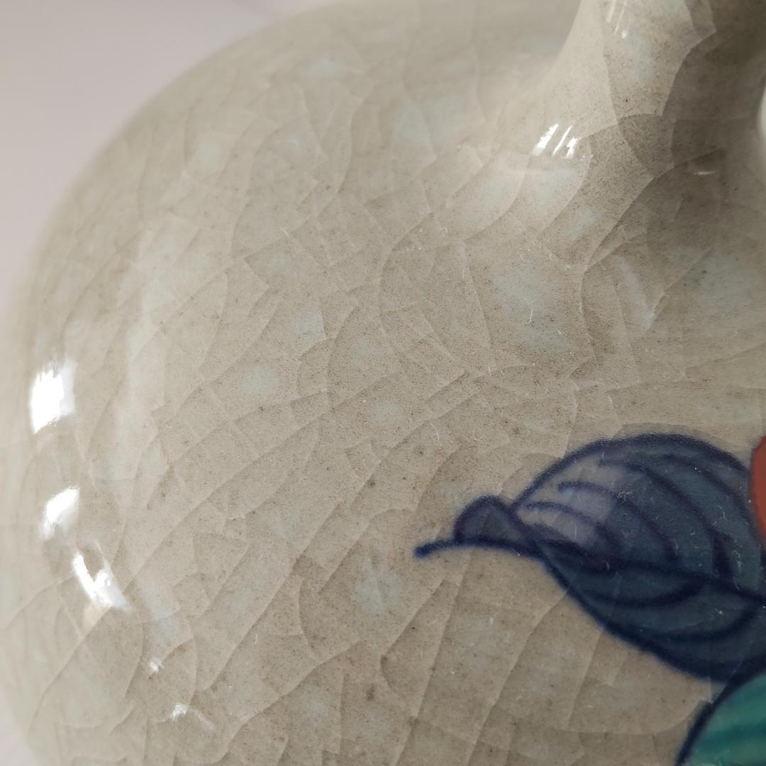 伊万里焼 鍋島 虎仙窯 臺 一輪挿し 秀樹作【未使用品】