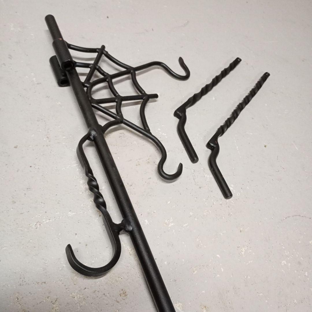 クモの巣型ランタンスタンド　ランタンハンガー、アウトドア