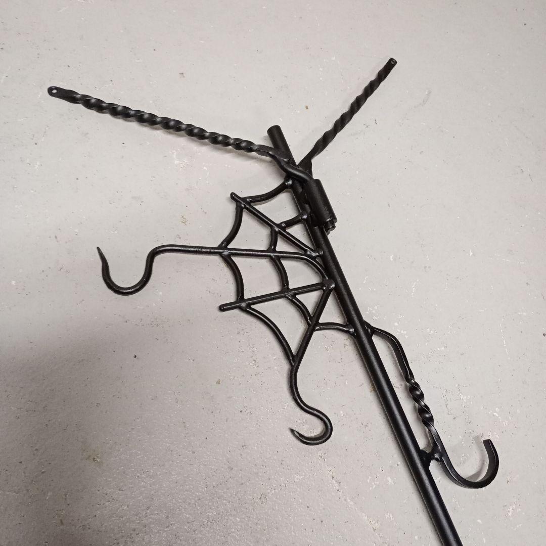 クモの巣型ランタンスタンド　ランタンハンガー、アウトドア