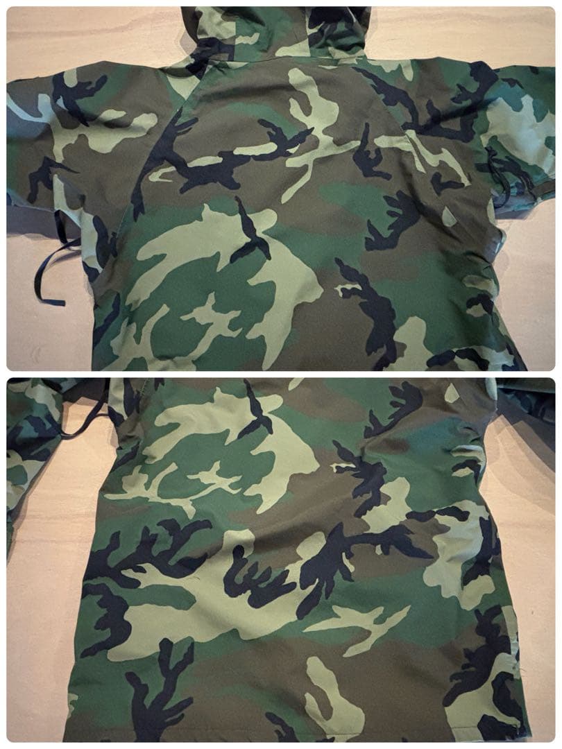 米軍実物 ECWCS ウッドランドカモ ゴアテックス セットアップ M-L