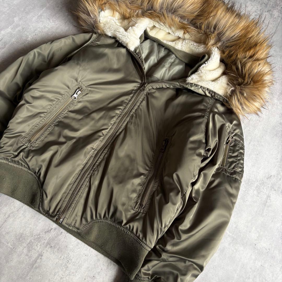 【00s archive】N-2B フライトジャケット　ファー付　y2k お兄系