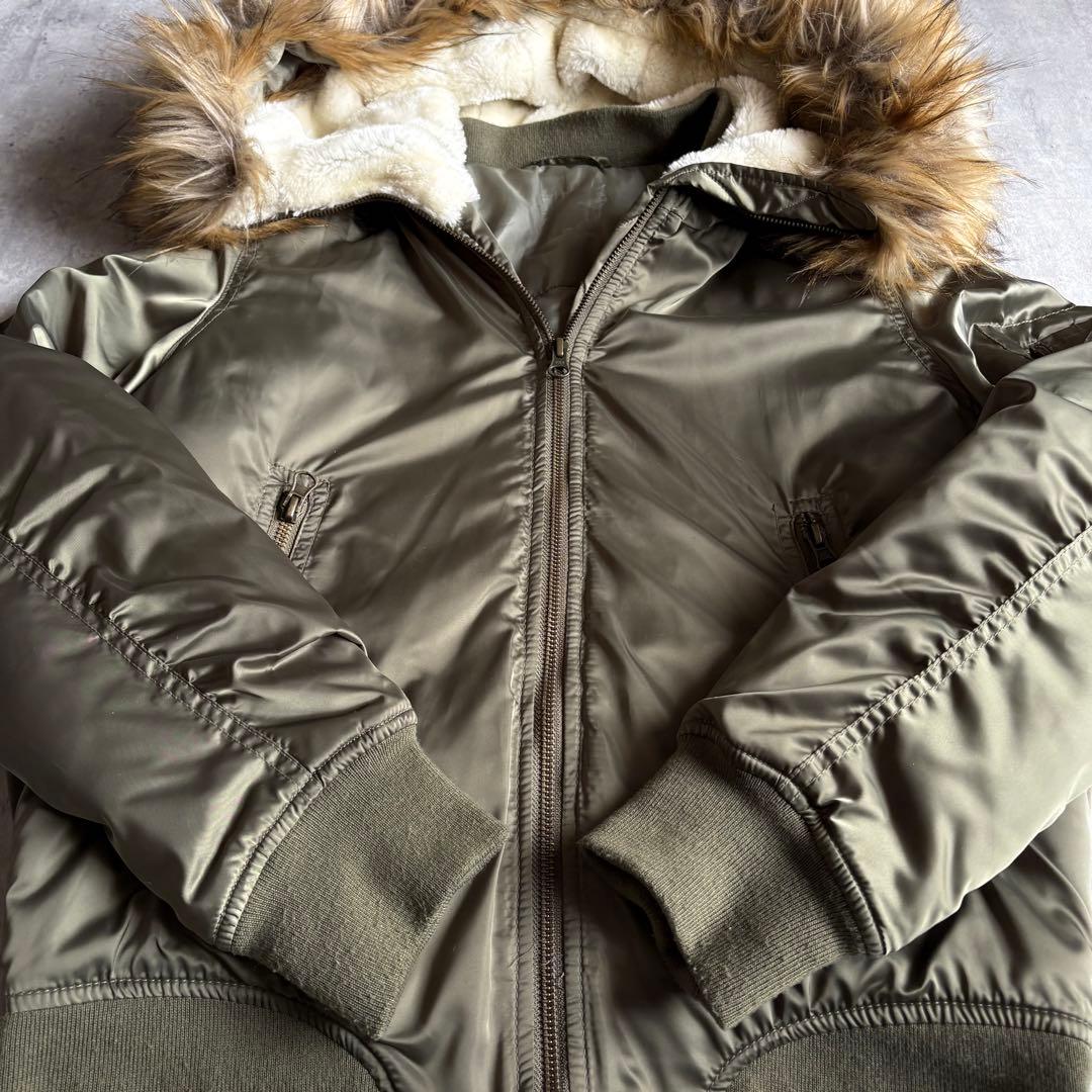 【00s archive】N-2B フライトジャケット　ファー付　y2k お兄系