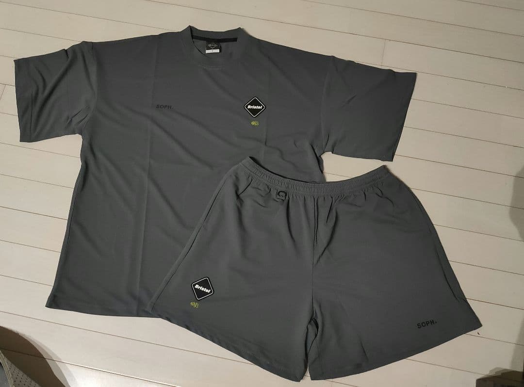 FCRB MADNESS GRAY GAME SHIRTS SETUP M 新品