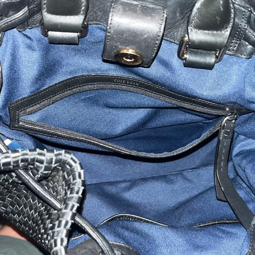 大幅値下げ！　COLE HAAN イントレチャート　レザーリュック