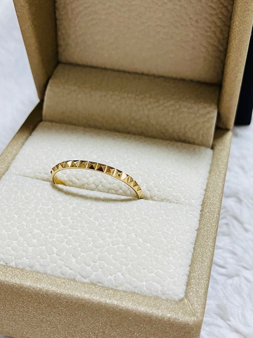 オレフィーチェ　ナロースタッズリング　YG 【orefice】