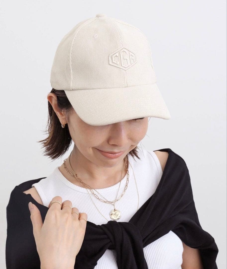 GOOD GRIEF!/グッドグリーフCORDUROY MONOGRAM CAP