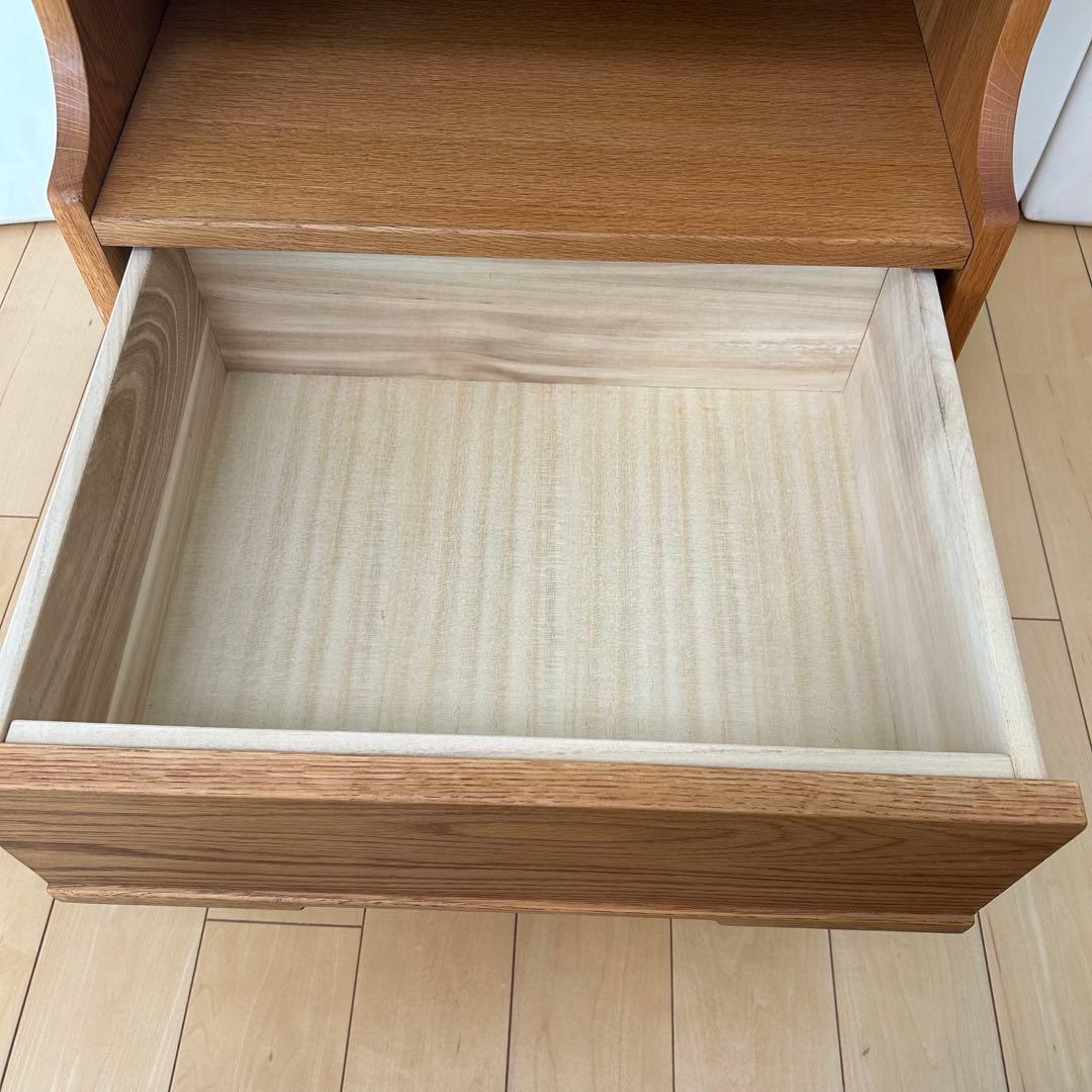 起立木工　廃盤　ノーラ　レンジ台　キッチンカウンター　ナラ材　コンセント付PSE