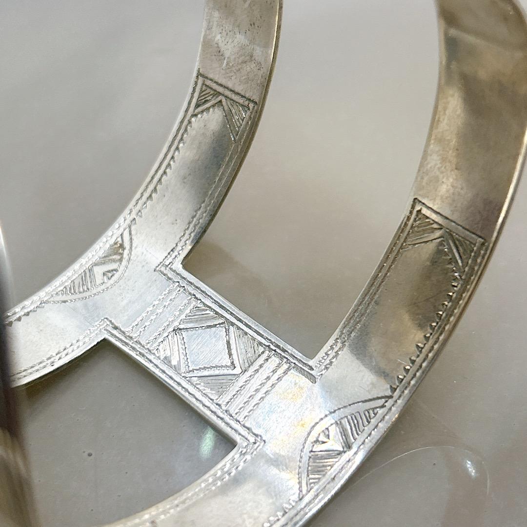 トゥアレグシルバー　ワイドバングル　トゥアレグ　Touareg バングル　⑤