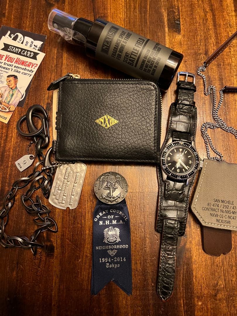 NEXUSⅦ. x PORTERレザーミニウォレット、マネークリップ　　激レア