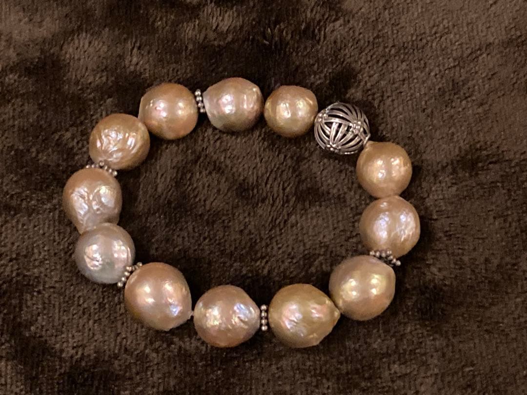 てるあ　Stephen Dweck パールブレスレット