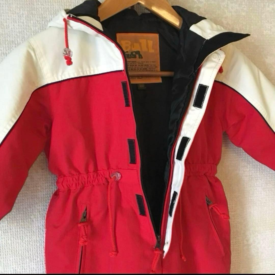 キッズ 子ども用 つなぎ スキーウェア スノーウェア スキースーツ 100㎝