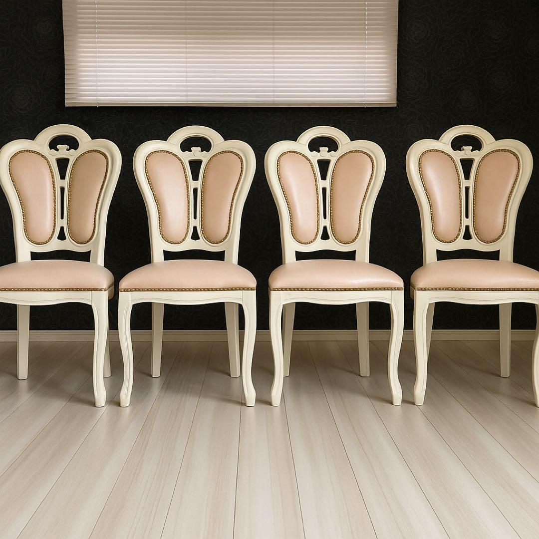 ②サルタレッリ フローレンス ダイニングチェア4脚セットのみでの販売