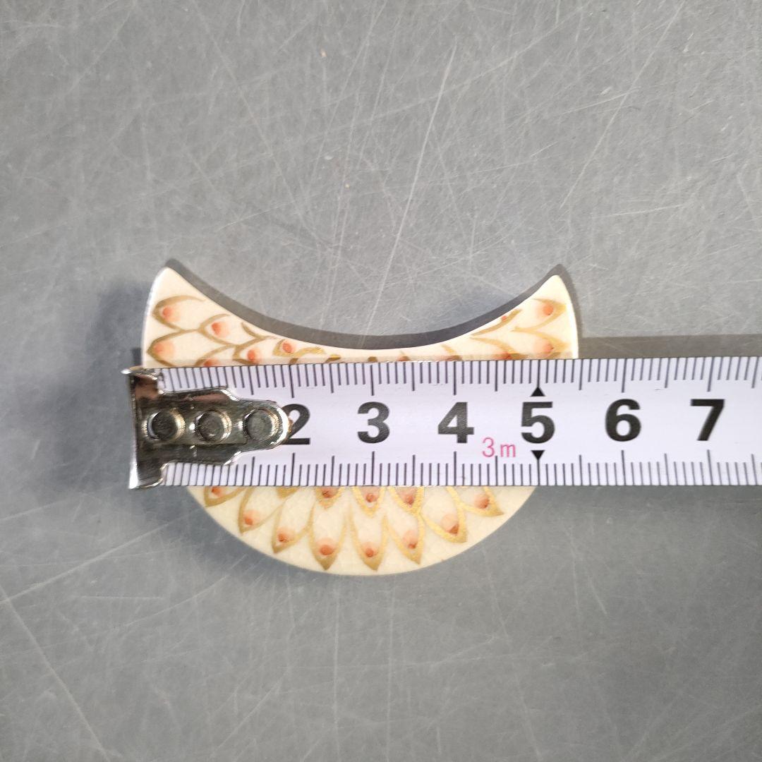 A1265-4/在銘/仁清菊月箸置5客/和食器/懐石道具/