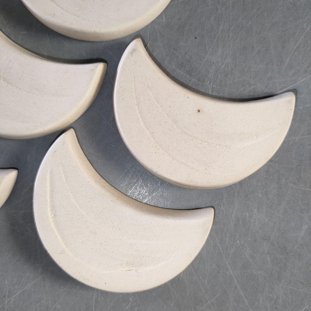 A1265-4/在銘/仁清菊月箸置5客/和食器/懐石道具/