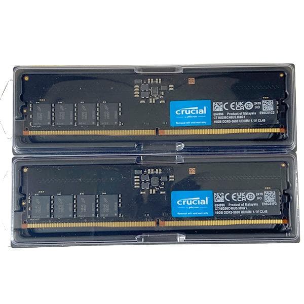 crucial 16GB 2枚 32GB DDR5 5600