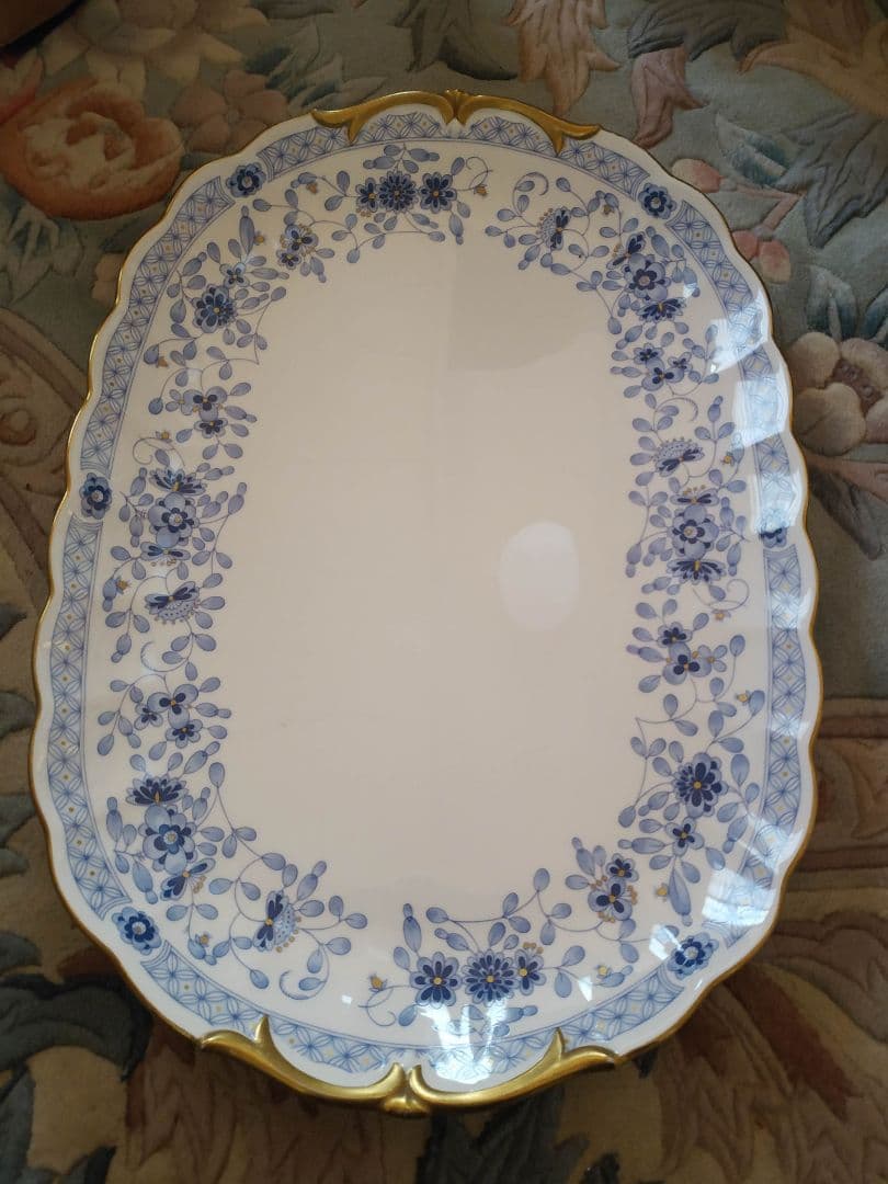 美品■ナルミ ミラノ プラター オーバルプレート　大皿