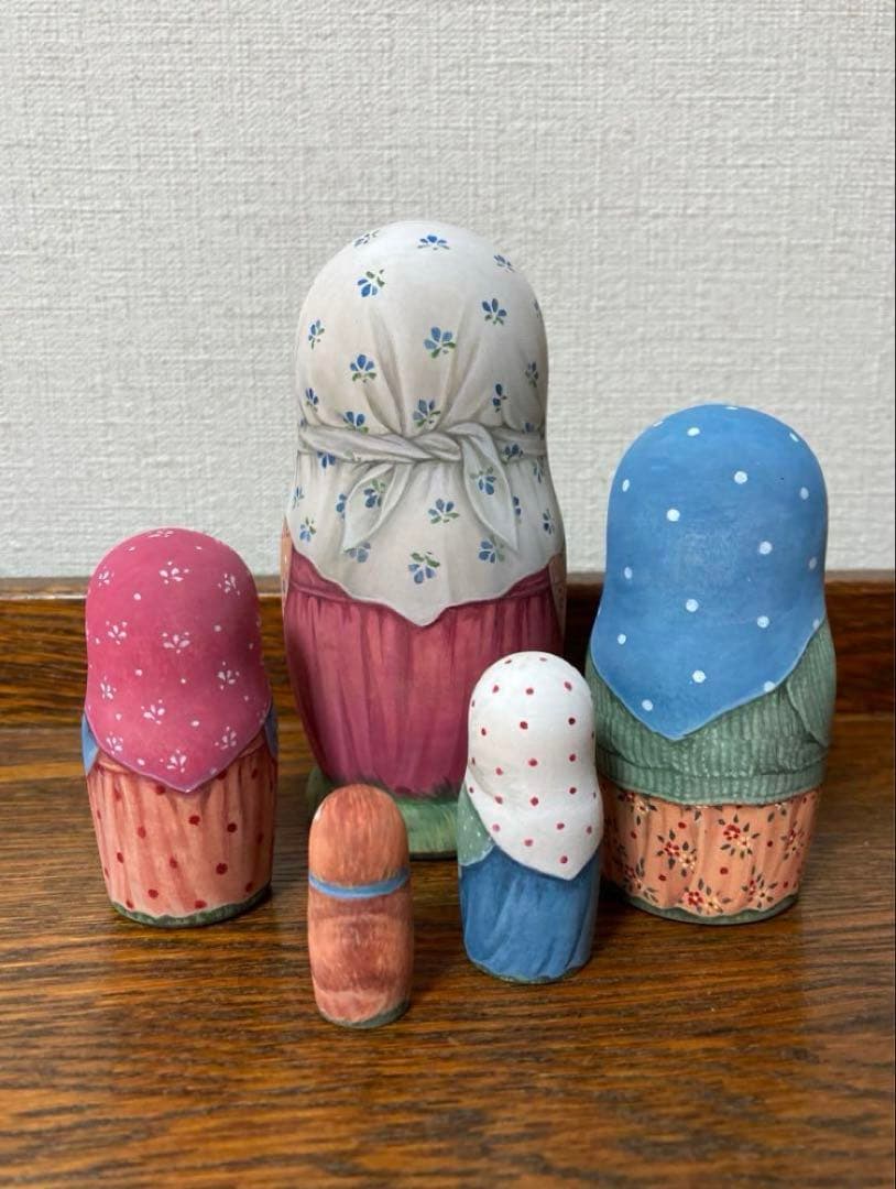 雑貨☆One Of A Kindマトリョーシカ(5P)H13cmエレナ