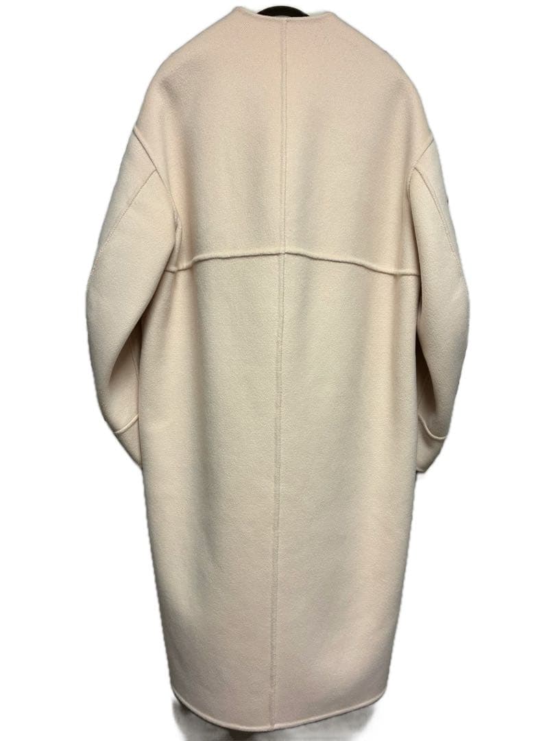 美品　ストラスブルゴ　ノーカラーオーバーサイズロングコート