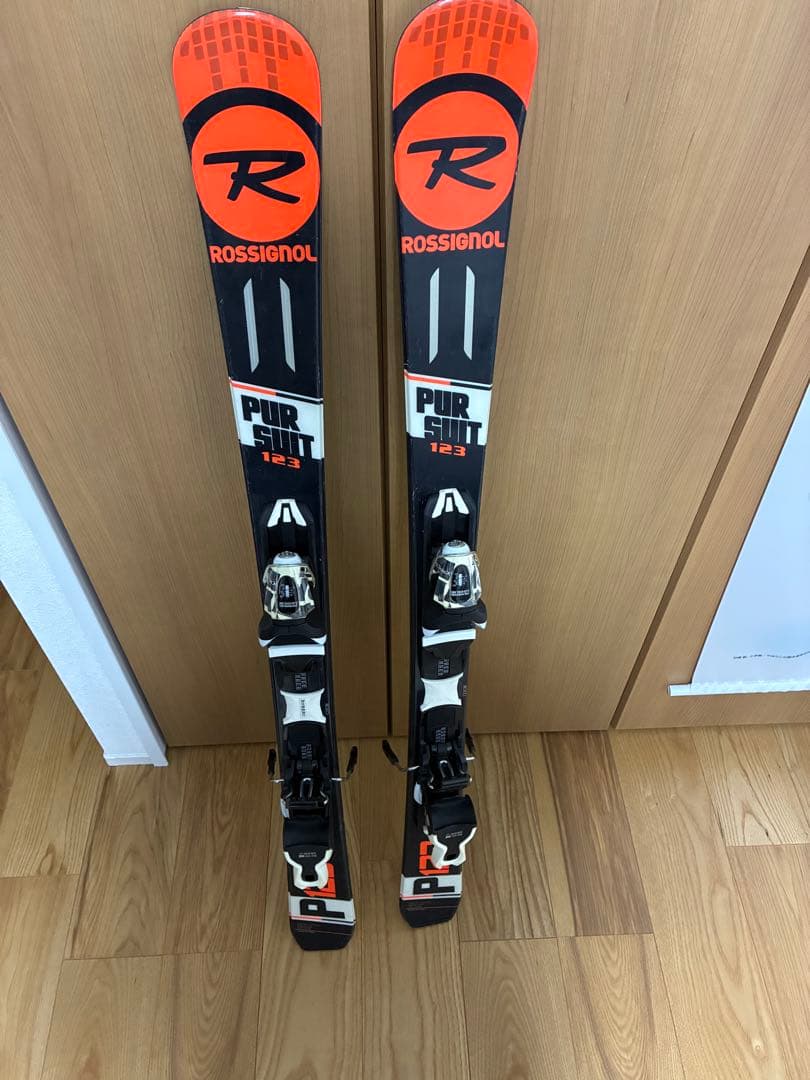 ROSSIGNOL 123cm ショートスキー（サイズ調整可能ビンディング付）