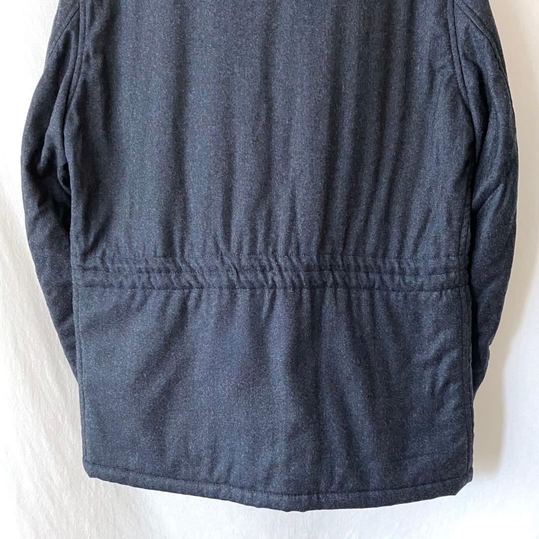 美品 アクアスキュータム ウール 中わた M-65 フィールドジャケット 36