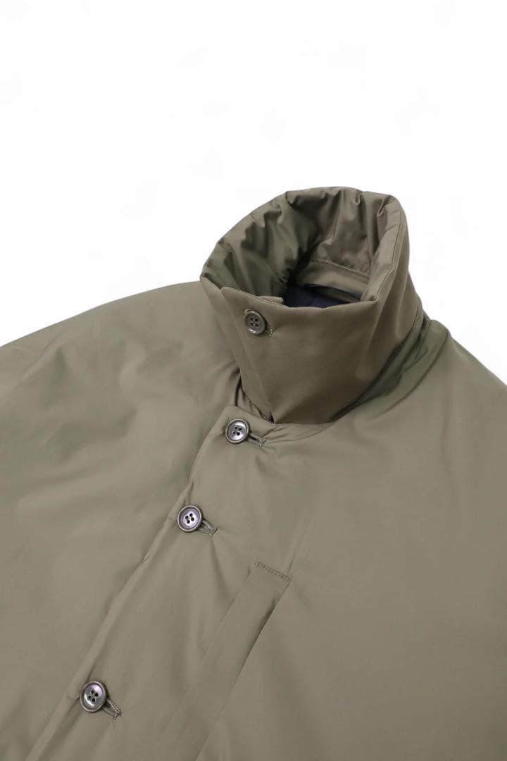 MIC. PUFF OVER COAT ユニセックス　ブラック