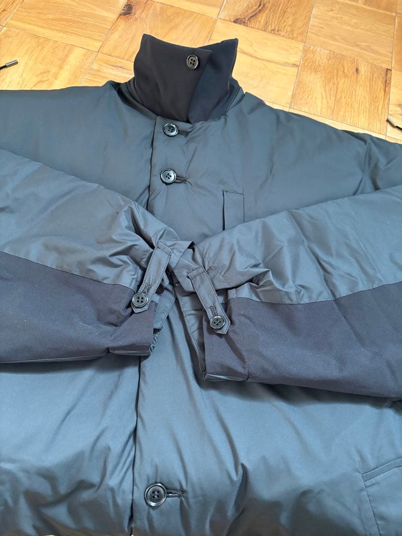 MIC. PUFF OVER COAT ユニセックス　ブラック