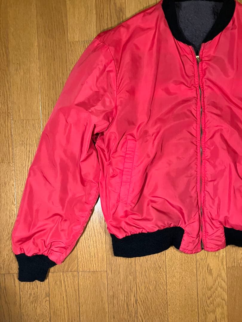 ジャケット・アウター 50-60s nylon fleece reversible jacket