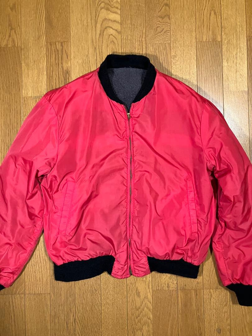 ジャケット・アウター 50-60s nylon fleece reversible jacket