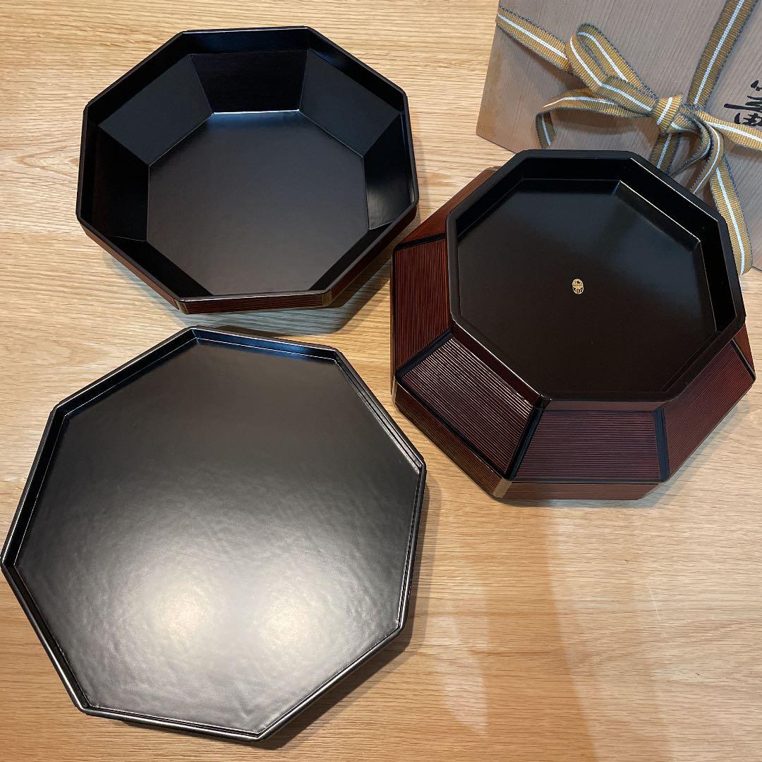 象彦　珍しい形　八角形　喰籠　重箱