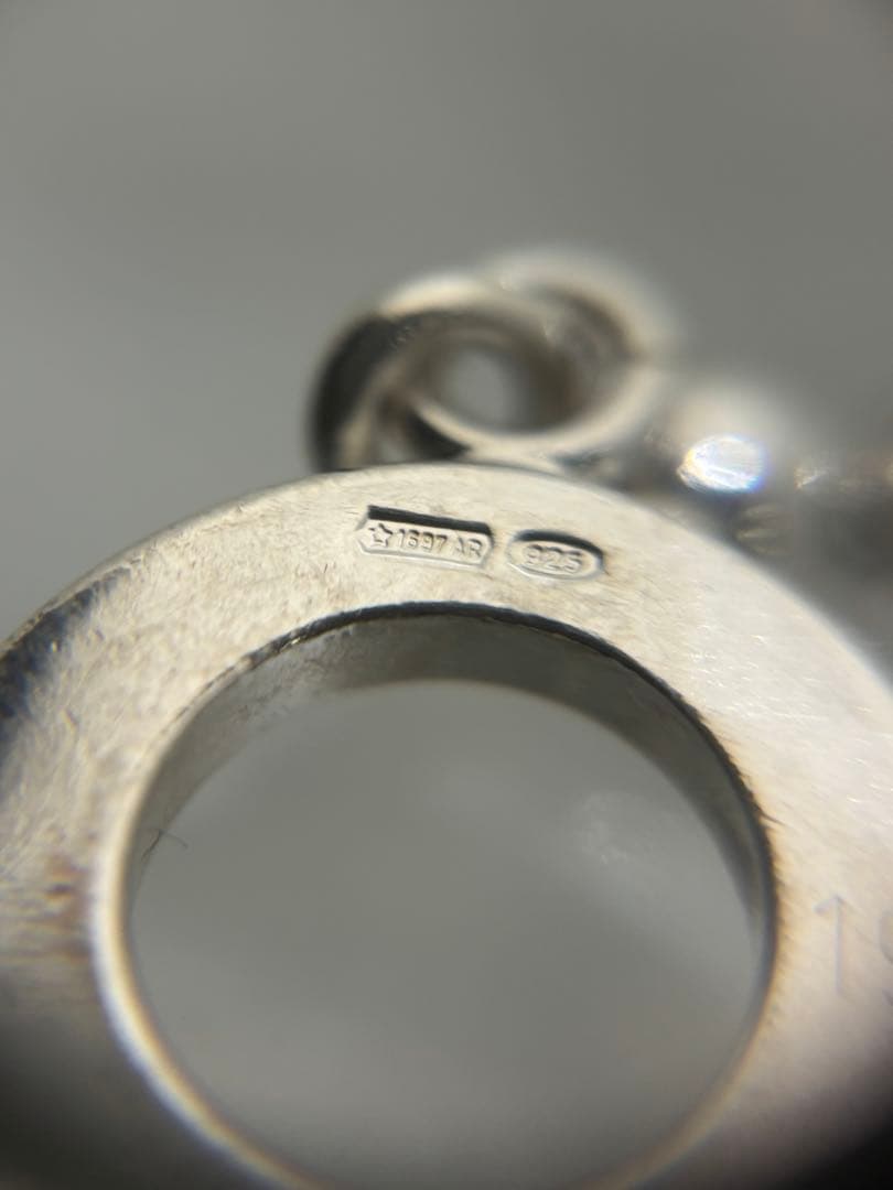 希少　オールドグッチ　GUCCI ラリアット　Tバー　ボールチェーン　ブレス