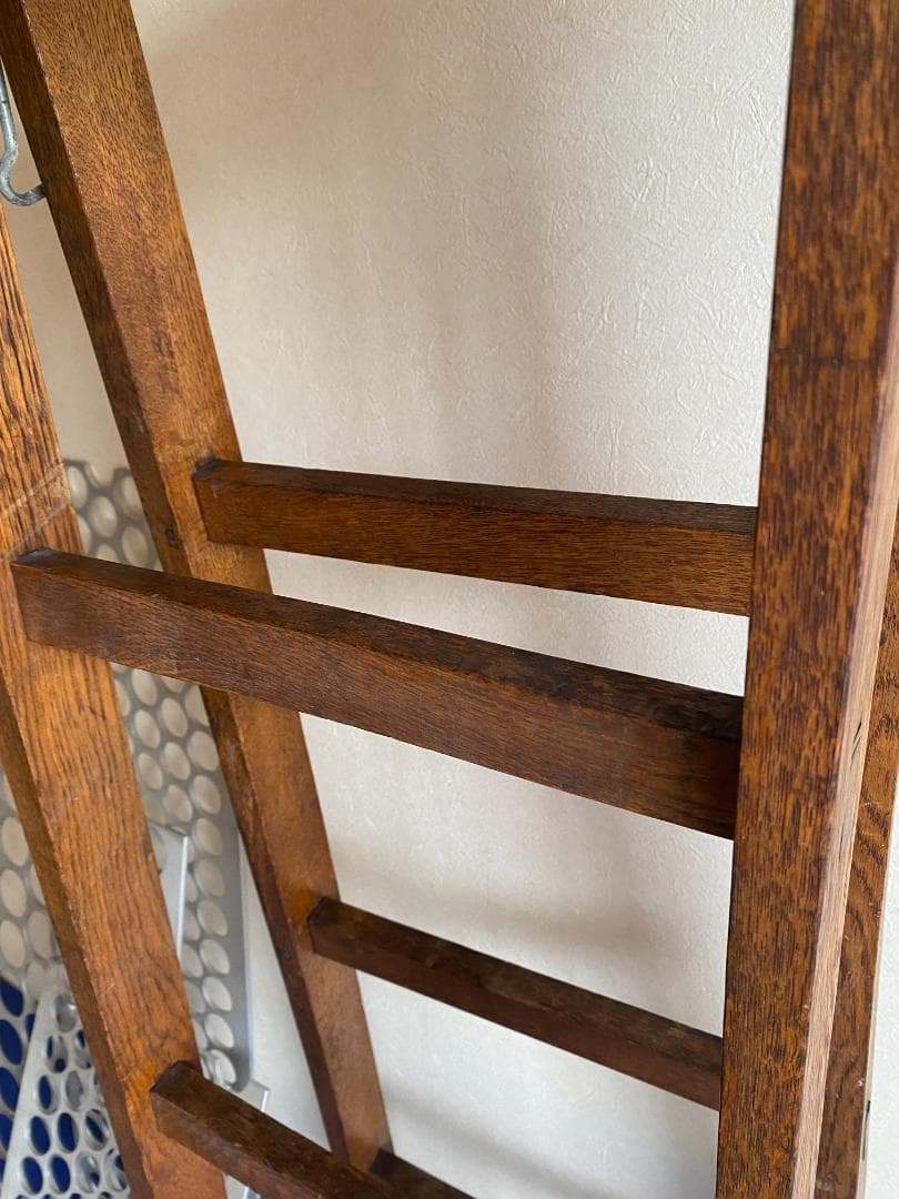 【最終値下げ/送料込】ヴィンテージ_ハシゴ_ラダー_木製_アンティーク 梯子