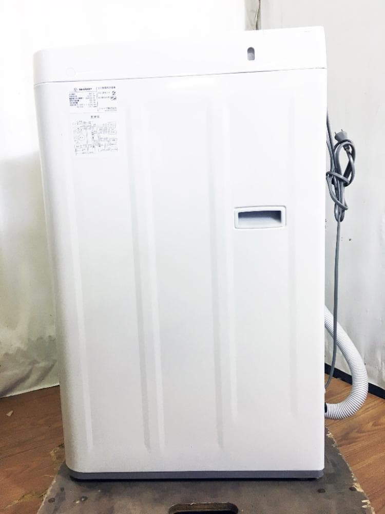 30日迄！送料無料★SHARP 6kg 洗濯機【ES-GE6D-T】