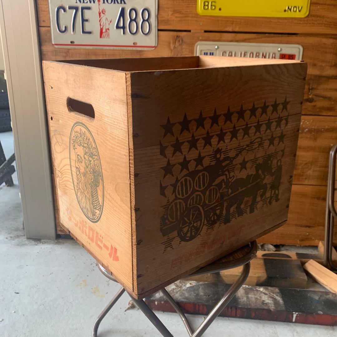 サッポロビール　ヴィンテージ　木箱　レトロ