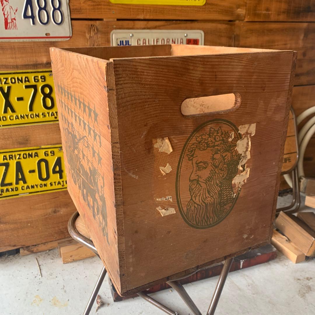 サッポロビール　ヴィンテージ　木箱　レトロ