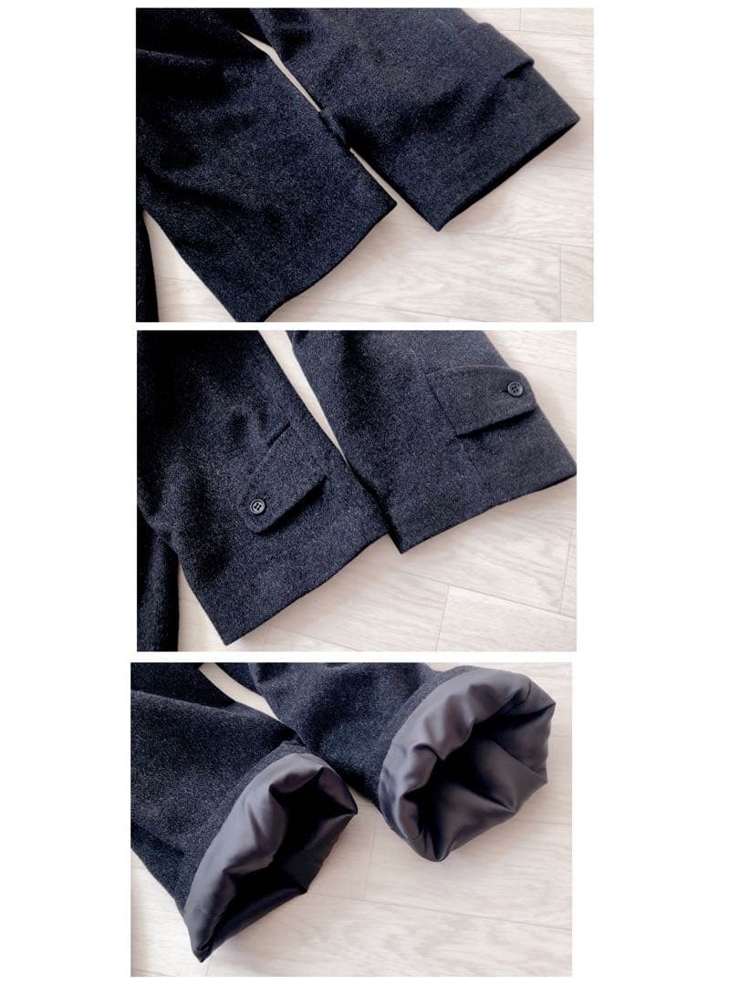 美品　 ヴァレンティノ ルディ　ステンカラーコート　カシミヤ１００％ ＸＬ