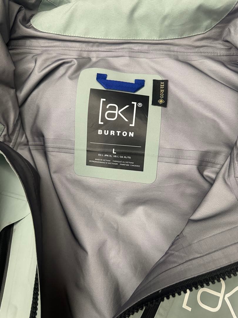 スノーボード 24-25BURTON AK HOVER Jacket Petrol Green