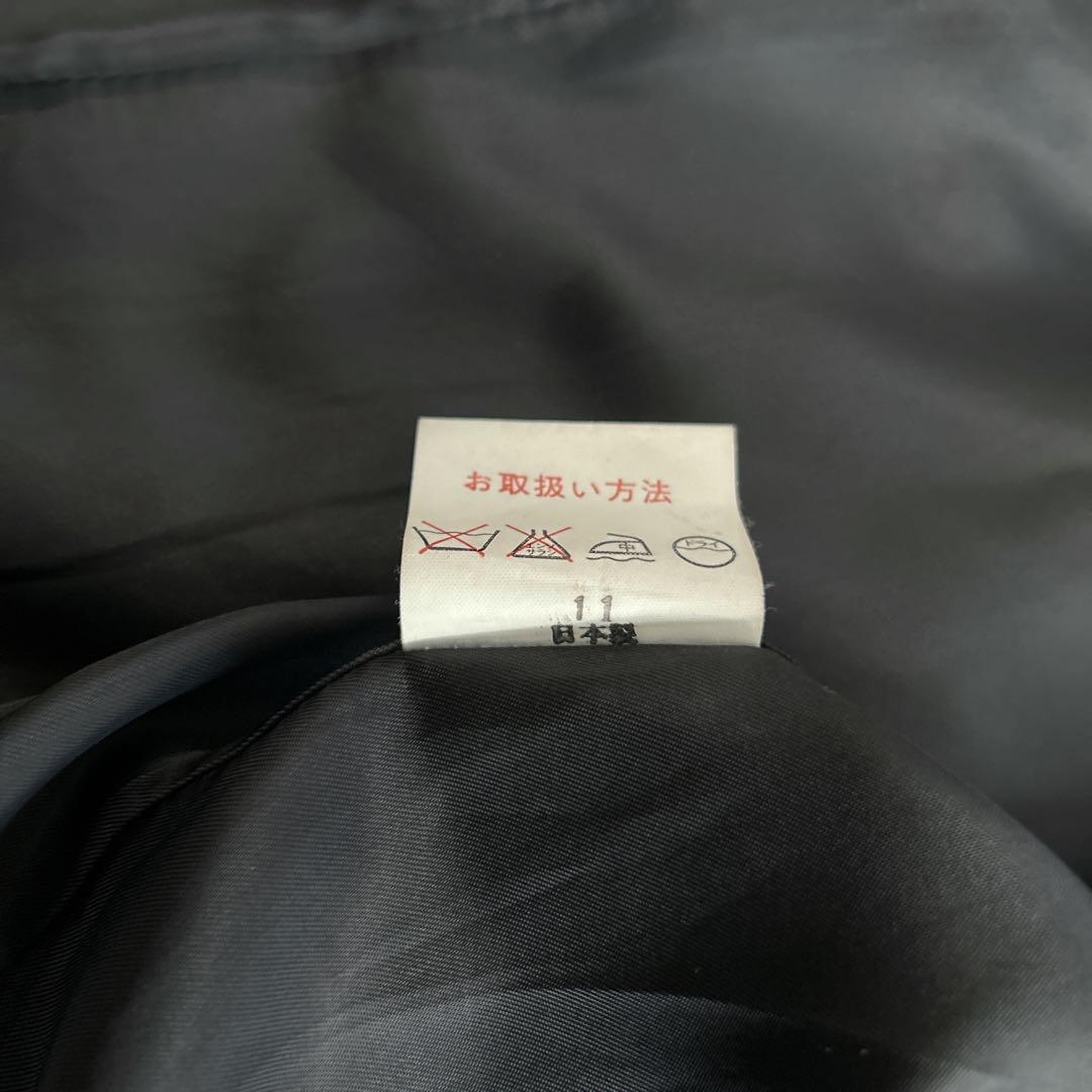 ヴィンテージ カシミヤ100% ロングダブルチェスターコートL 黒 112cm