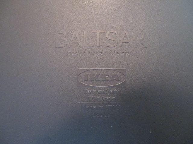 ②　IKEA　イケア　BALTSAR　バルトサル　チェア　ブラック　購入：3万円