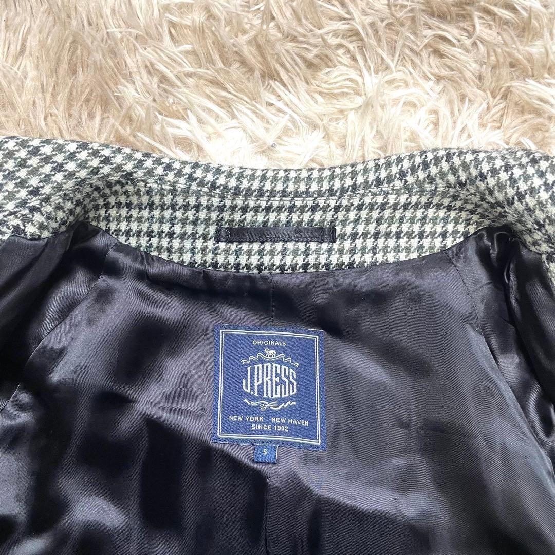 美品　J.PRESS LOVAT ステンカラーコート　千鳥格子　メンズ　ロバット