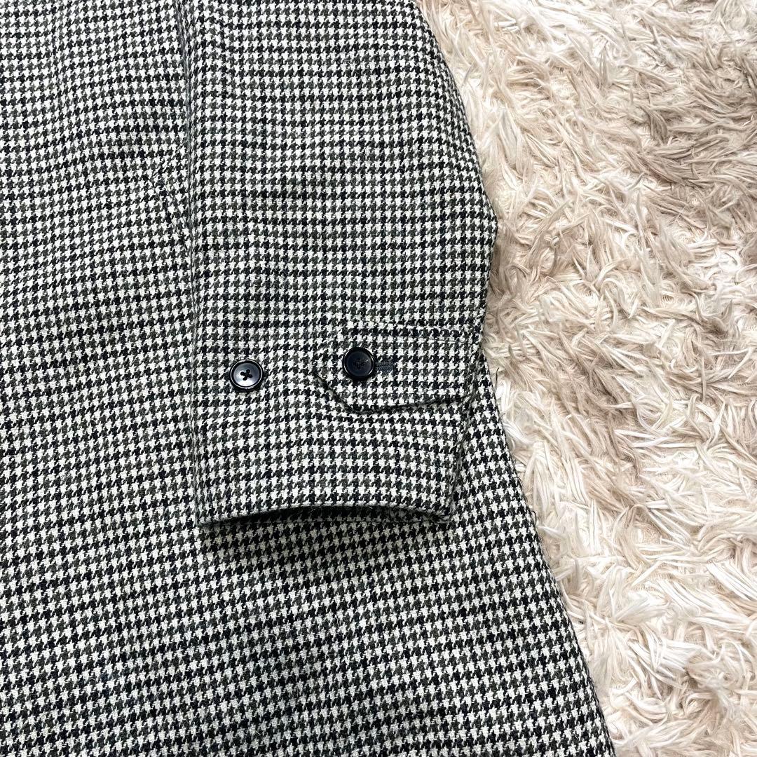 美品　J.PRESS LOVAT ステンカラーコート　千鳥格子　メンズ　ロバット