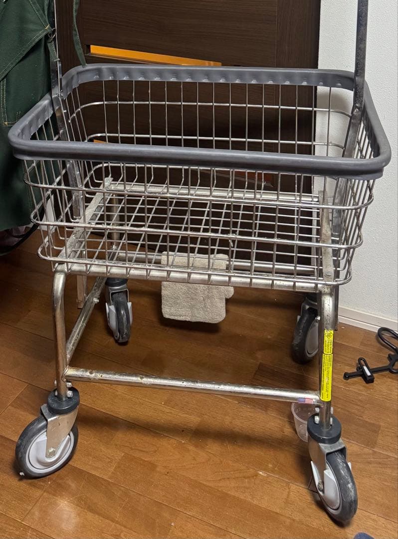 パシフィックファニチャーサービスLAUNDRY CART DOUBLE POLE